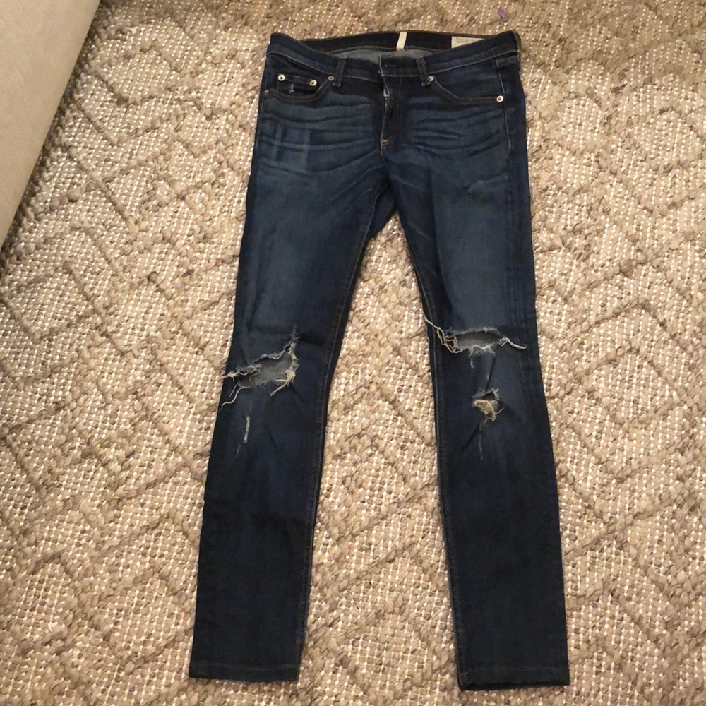 Rag and bone jeans - distressed